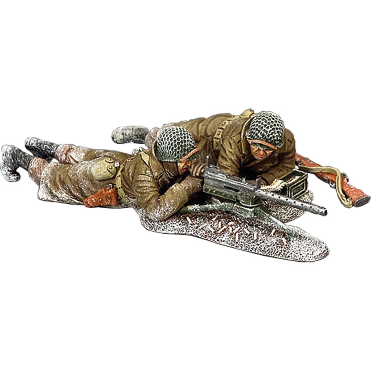 .30 Cal. Machine Gun Team 1/30 Figure Set K & C (BBA091)