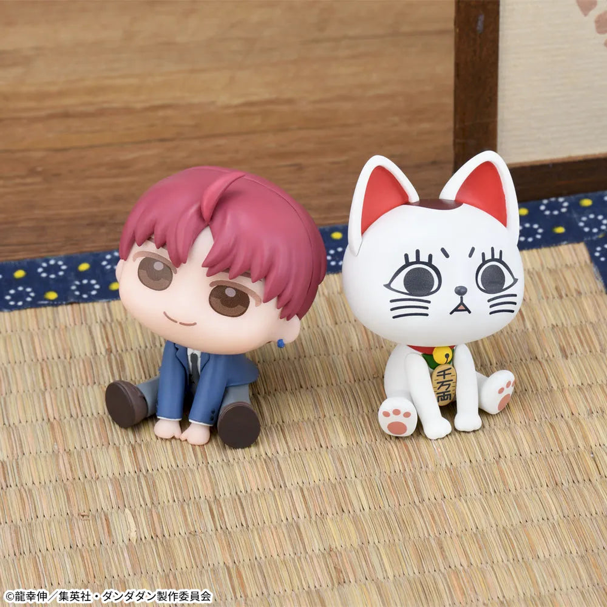 DANDADAN - KYURUMI MINIFIGURES - JIJI & TURBO GRANNY (MANEKI NEKO) - COMPLETE SET OF 2 TYPES
