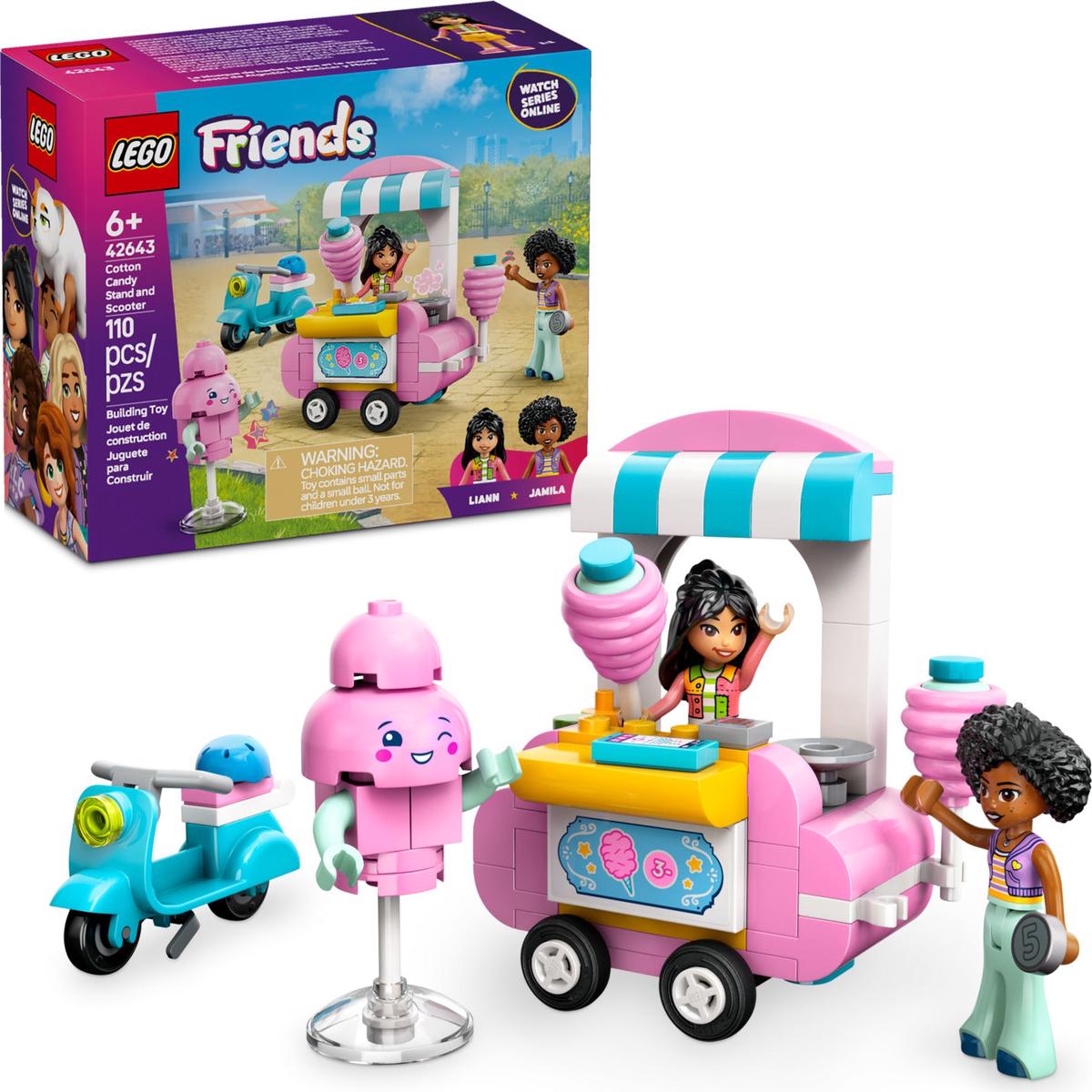 LEGO Friends: Cotton Candy Stand and Scooter 42643
