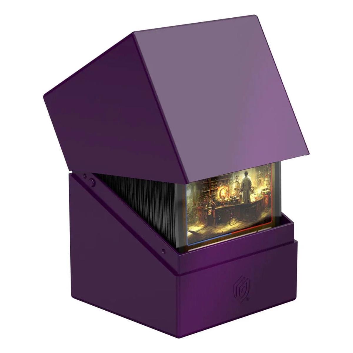 Ultimate Guard: Deck Box  Boulder 100+  Solid Purple