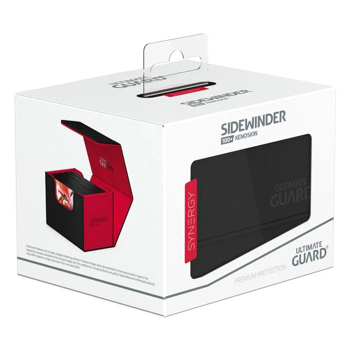 Ultimate Guard: Deck Box  Synergy Sidewinder 100+  Black/Red