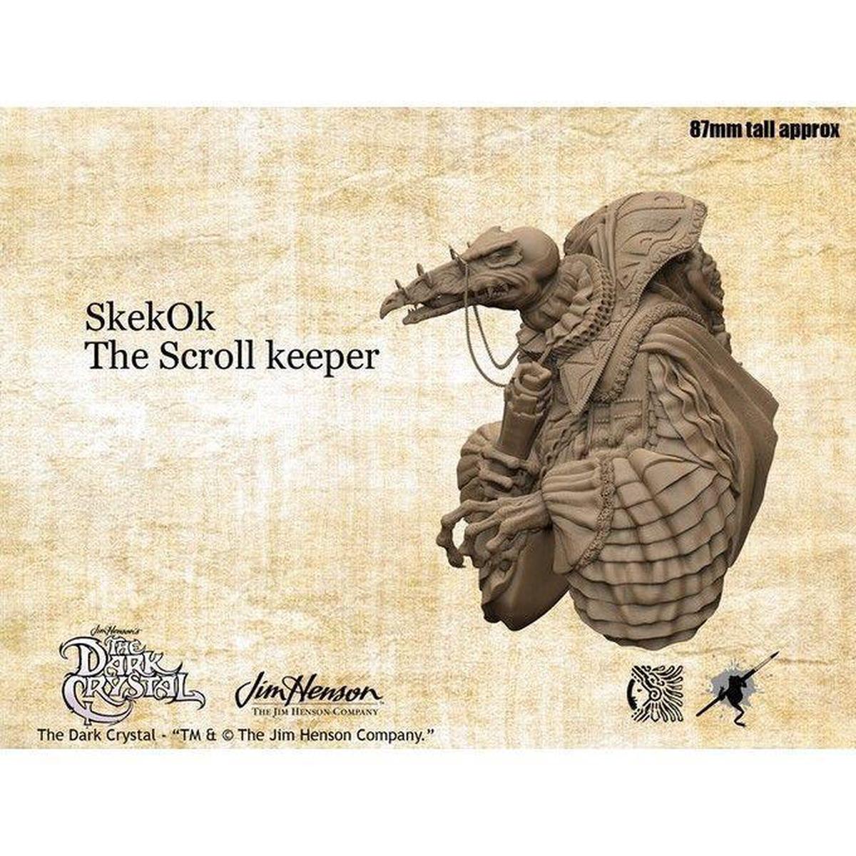 "Fifty Off" Jim Henson's Collectible Models - SkekOk the Scroll Keeper